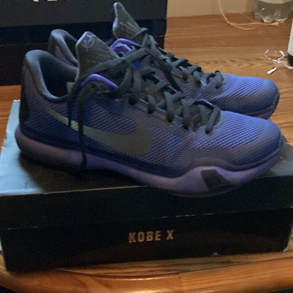 Nike - Kobe X - purple - size 12 - Picture 2 of 6